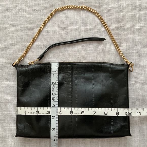All Saints Eve Black Leather Crossbody Shoulder Bag NWOT - Picture 3 of 16